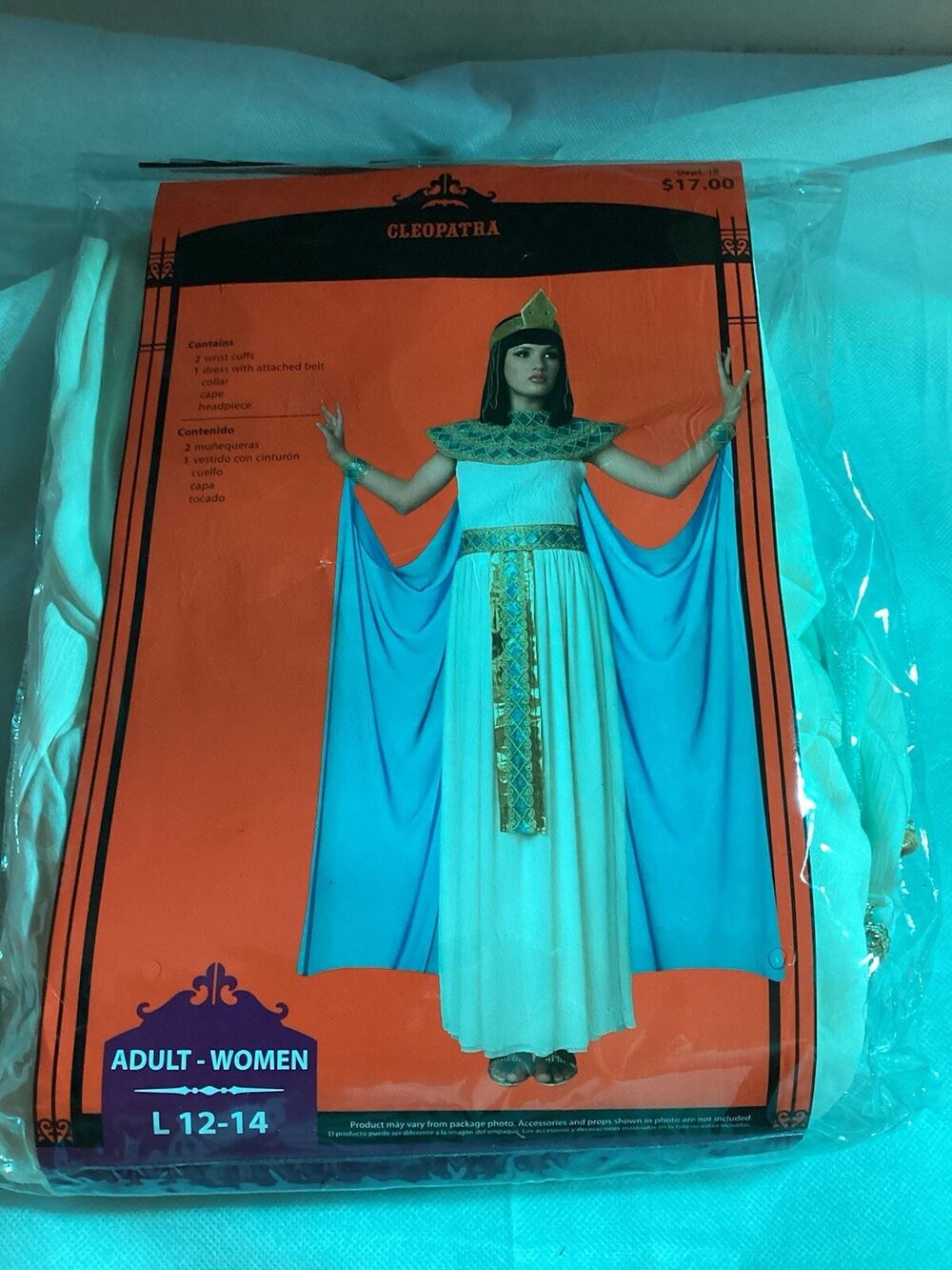 Cleopatra Women’s Costume Size 12/14 Halloween Or Cosplay